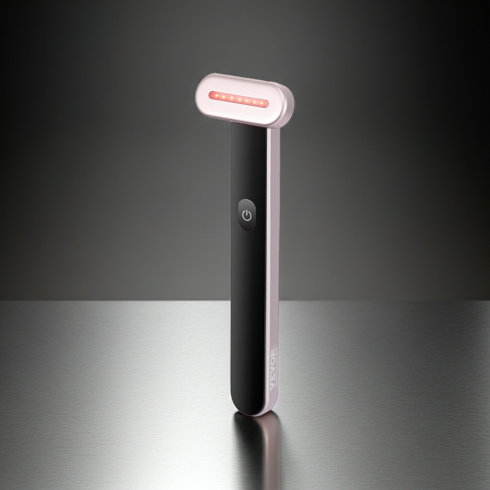 Red Light Therapy Wand for Face & Neck – 630nm LED Anti-Aging Device | Microcurrent + Heating | Collagen Booster Skin Care Tool